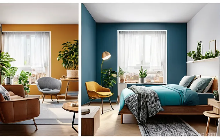 코리빙 커뮤니티의 파트너십 모델 - Here are three image prompts in English, designed to capture the essence of co-living spaces with a ...