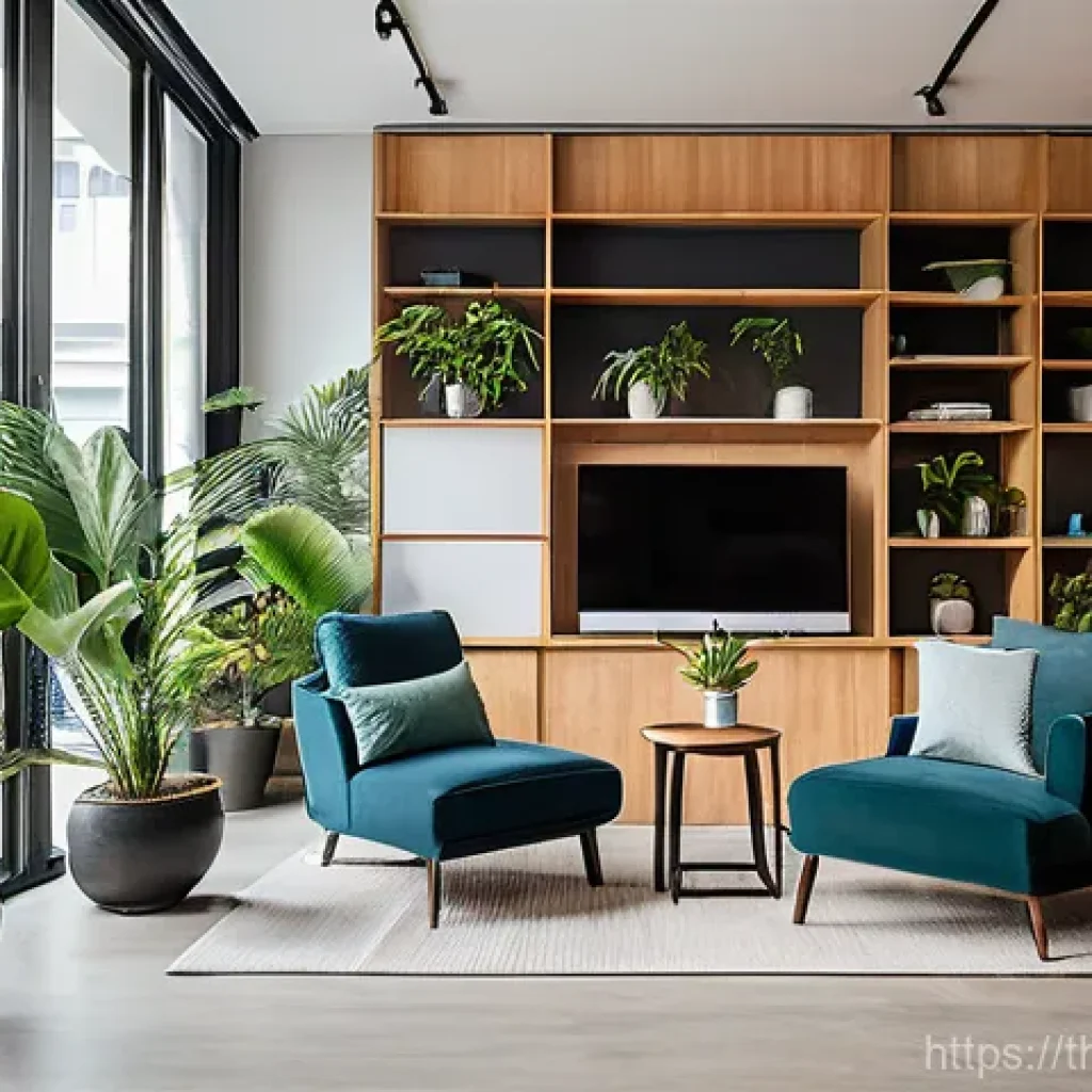 코리빙 커뮤니티의 전환형 주거 모델 - A vibrant, modern co-living space common area in Bangkok, designed for young professionals and digit...