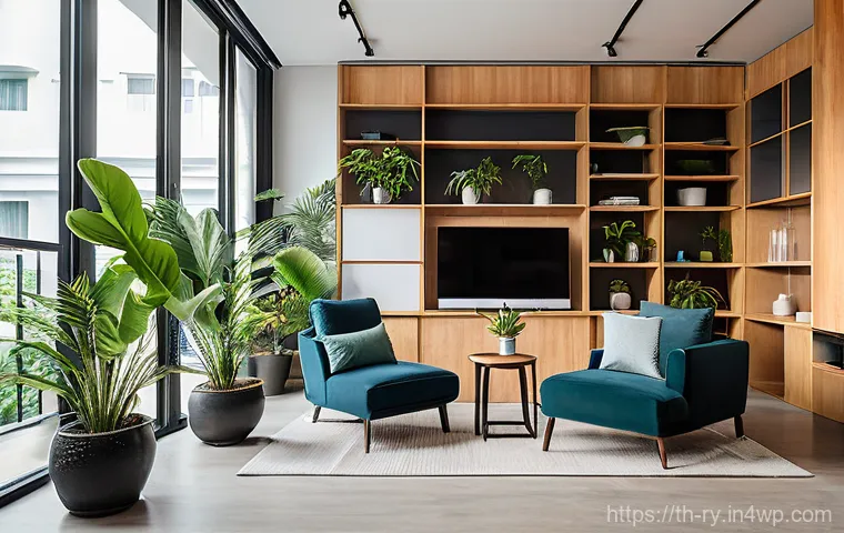 코리빙 커뮤니티의 전환형 주거 모델 - A vibrant, modern co-living space common area in Bangkok, designed for young professionals and digit...