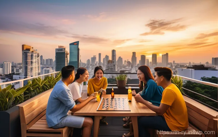 코리빙 커뮤니티의 전환형 주거 모델 - A vibrant, modern co-living space common area in Bangkok, designed for young professionals and digit... 코리빙 커뮤니티의 전환형 주거 모델 - A vibrant, modern co-living space common area in Bangkok, designed for young professionals and digit...