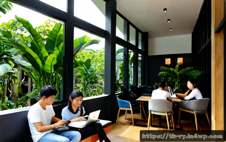 코리빙 커뮤니티 공간의 최적 활용 방법 - Photorealistic modern co-living community lounge in Bangkok, thoughtfully zoned for optimal use: a l...